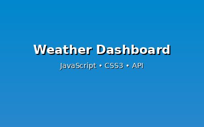 Weather Dashboard